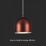 8,5W(850Lm) LED-designarmatur, IP20, V-TAC, brun, F, 100x1600mm, varmvitt ljus 3000K