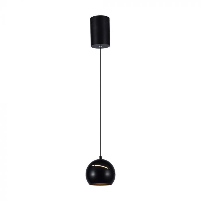 8,5W(850Lm) LED-designarmatur, IP20, V-TAC, svart, 120x1620mm, varmvitt ljus 3000K