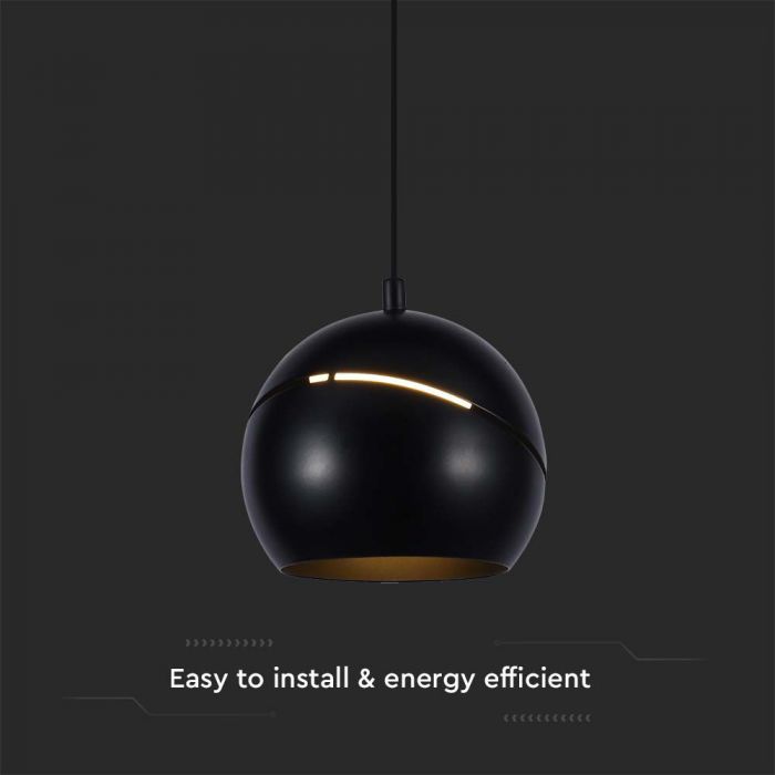 8.5W(850Lm) LED design lamp, IP20, V-TAC, black, 120x1620mm, warm white light 3000K