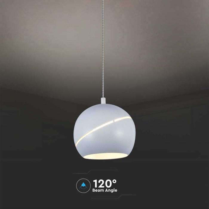 8,5W(850Lm) LED-designarmatur, IP20, V-TAC, off-white, 120x1620mm, varmvitt ljus 3000K