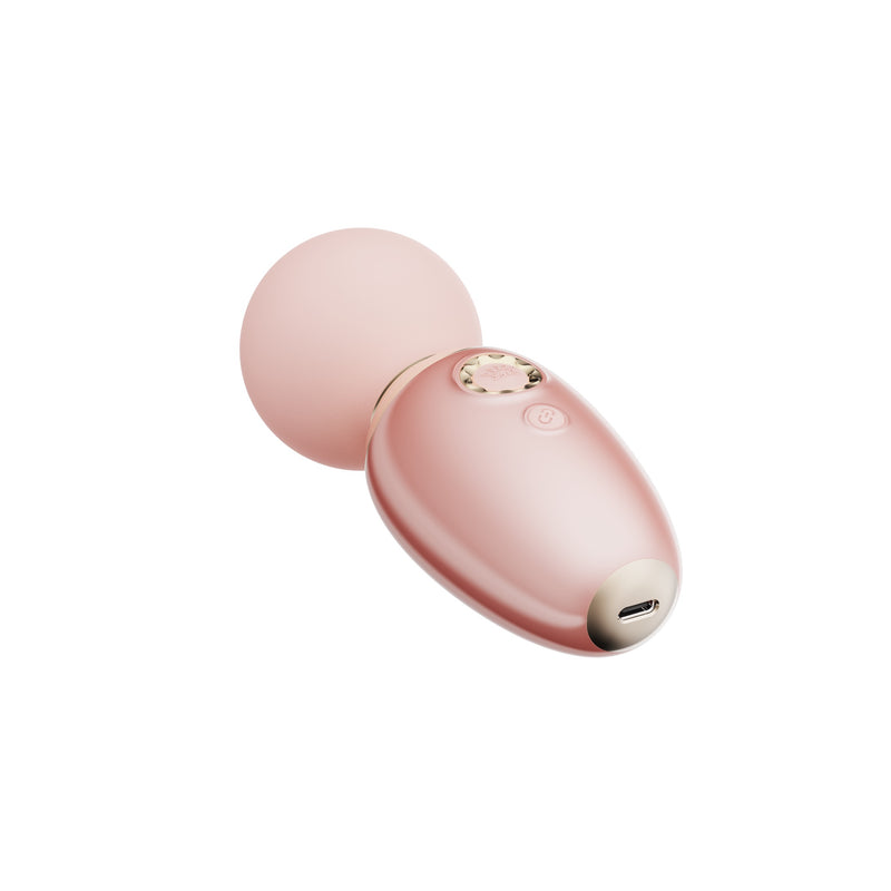 AVA ar aplikācijas vadību masāžas vibrējoša apsildāma ierīce(5min 42C) no AVA AURORA kolekcijas,rozā krāsa,skatīt aprakstu,diskrēta piegāde melnā iepakojumā