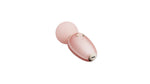 AVA application-controlled massage vibrating heated device (5min 42C) from AVA AURORA collection, pink colour, see description, discreet delivery in black packaging