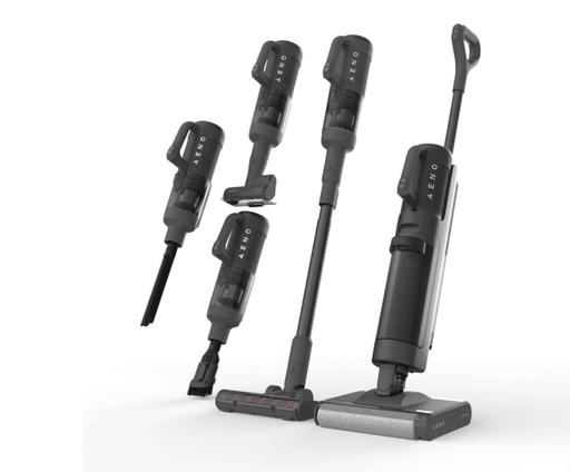 AENO märg- ja kuivpõrandapuhasti koos harjakuivatusega, mis muutub tavaliseks tolmuimejaks, 4000 mAh, 12kPa, puhta vee paak 650 ml, määrdunud vee paak 800 ml.