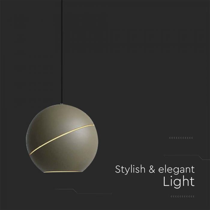 8,5W(850Lm) LED-designarmatur, IP20, V-TAC, champagne, 120x1620mm, varmvitt ljus 3000K