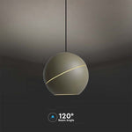 8.5W(850Lm) LED dizaina gaismeklis, IP20, V-TAC, šampanieša, 120x1620mm, silti balta gaisma 3000K