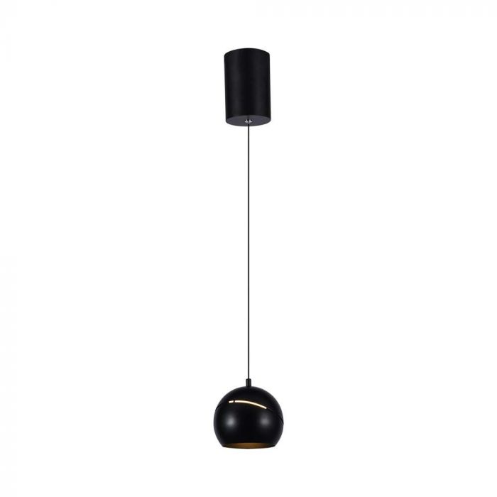 8,5W(850Lm) LED-designarmatur, IP20, V-TAC, svart, F, 120x1600mm, varmvitt ljus 3000K