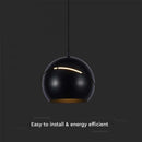 8,5W(850Lm) LED-designarmatur, IP20, V-TAC, svart, F, 120x1600mm, varmvitt ljus 3000K