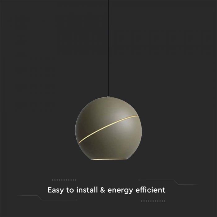 8,5W(850Lm) LED-designarmatur, IP20, V-TAC, champagne, F, 120x1600mm, varmvitt ljus 3000K