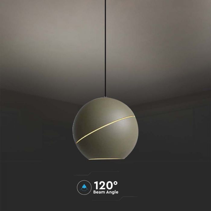 8,5W(850Lm) LED-designarmatur, IP20, V-TAC, champagne, F, 120x1600mm, varmvitt ljus 3000K