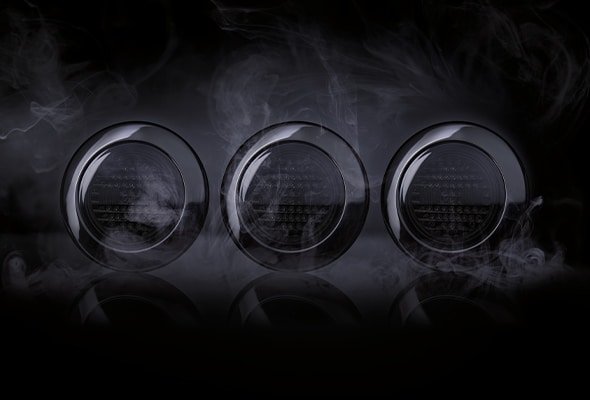 STRANDS 10-30V LED lamp, IP67, ⌀ 155.00 x 49.00mm, cable 2.5m, left