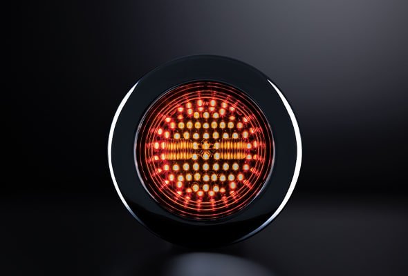 STRANDS 10-30V LED lamp, IP67, ⌀ 155.00 x 49.00mm, cable 2.5m, left