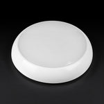 8W/16W/20W(1100–2700Lm) LED kupolveida gaismeklis, V-TAC VT-8603, SMD-CREE, 135Lm/W, IP65, IK08, balts, apaļš, 320x100mm, 110°, 6 gadu garantija, CCT 3000K/4000K/6500K