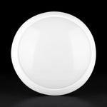 8W/16W/20W(1100–2700Lm) LED kupolveida gaismeklis, V-TAC VT-8603, SMD-CREE, 135Lm/W, IP65, IK08, balts, apaļš, 320x100mm, 110°, 6 gadu garantija, CCT 3000K/4000K/6500K