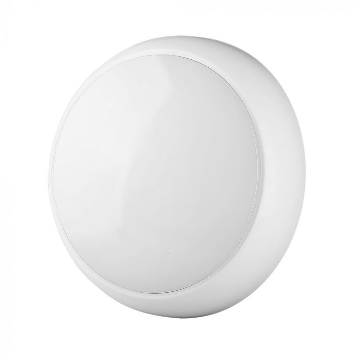 8/60/16W/20W(6000Lm) LED V-TAC SAMSUNG apaļš kupola gaismeklis ar mikroviļņu sensoru, IP65, balts, dimmējams, garantija  5 gadi, 3IN1