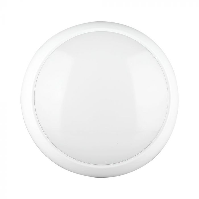 8/60/16W/20W(6000Lm) LED V-TAC SAMSUNG apaļš kupola gaismeklis ar mikroviļņu sensoru, IP65, balts, dimmējams, garantija  5 gadi, 3IN1