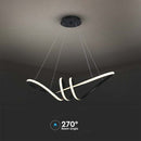 SUPERACTION_24W(3240Lm) LED-designarmatur, IP20, V-TAC, svart, varmvitt ljus 3000K