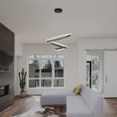 SUPERACTION 32W(3880Lm) LED design luminaire, IP20, V-TAC, black, 600-400-200mm, warm white light 3000K