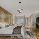 SUPERACTION 32W(3880Lm) LED design luminaire, IP20, V-TAC, black, 600-400-200mm, warm white light 3000K