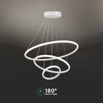 SUPERACTION_32W(3880Lm) светодиодный дизайнерский светильник, IP20, V-TAC, белый, 600-400-200мм, теплый белый свет 3000K