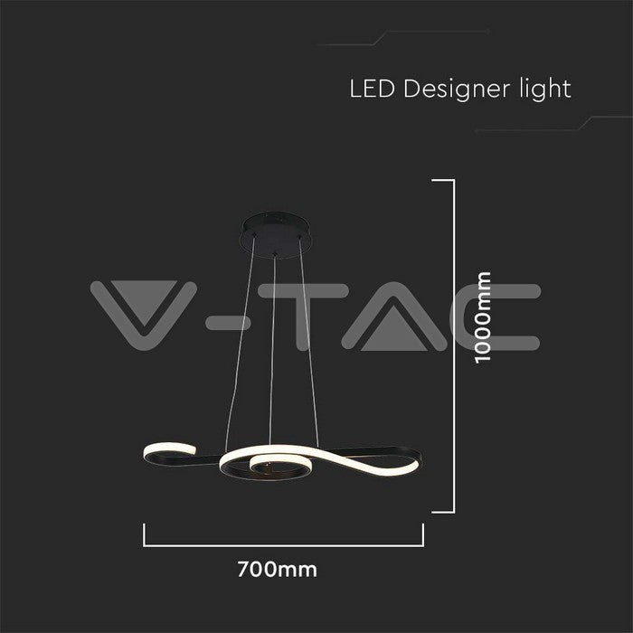 SUPERACTION_18W (2260lm) LED dekoratiivlamp 700*250 must korpus 3000K
