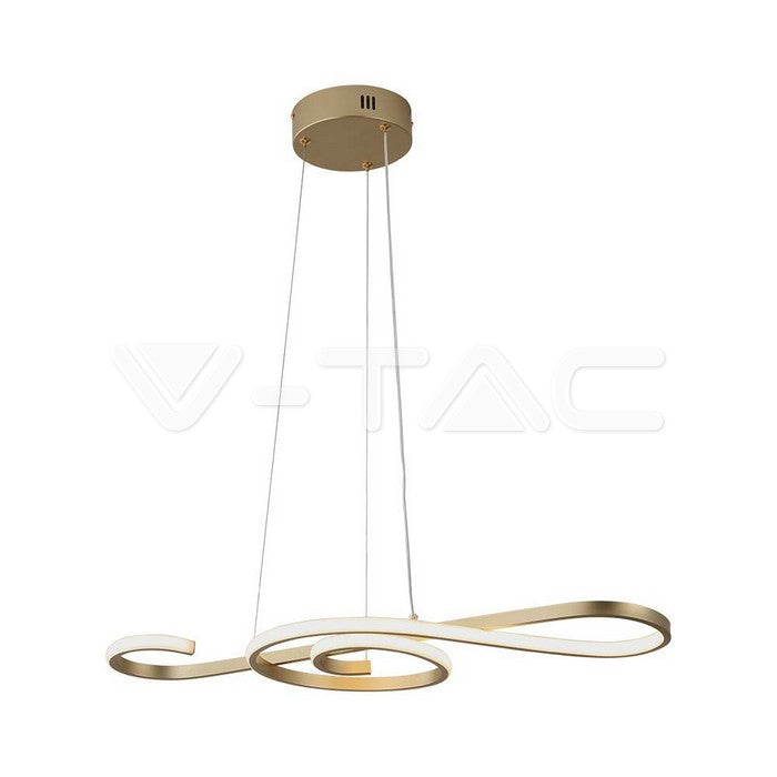 SUPERAKCIJA_18W (2260lm) LED dekoratīvā lampa 700*250 krāsas zelta korpuss 3000K