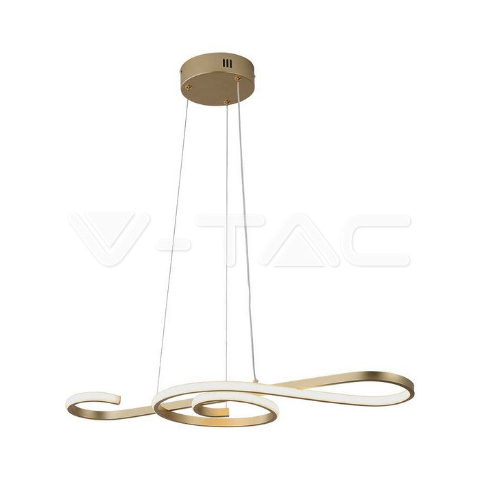SUPERACTION_18W (2260lm) LED dekorationslampa 700*250 guld 3000K