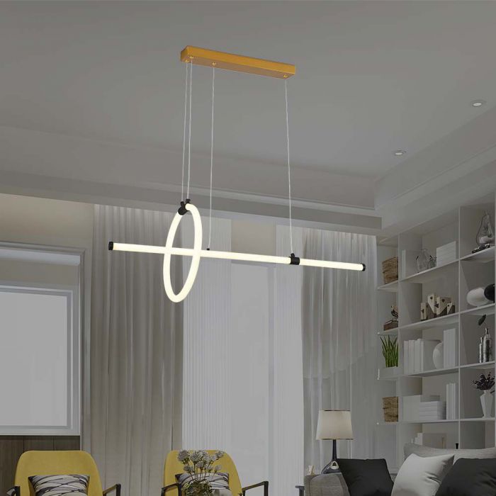 SUPERACTION_16W(1820Lm) LED disainvalgusti, IP20, V-TAC, must, 860x300mm, soe valge valgus 3000K