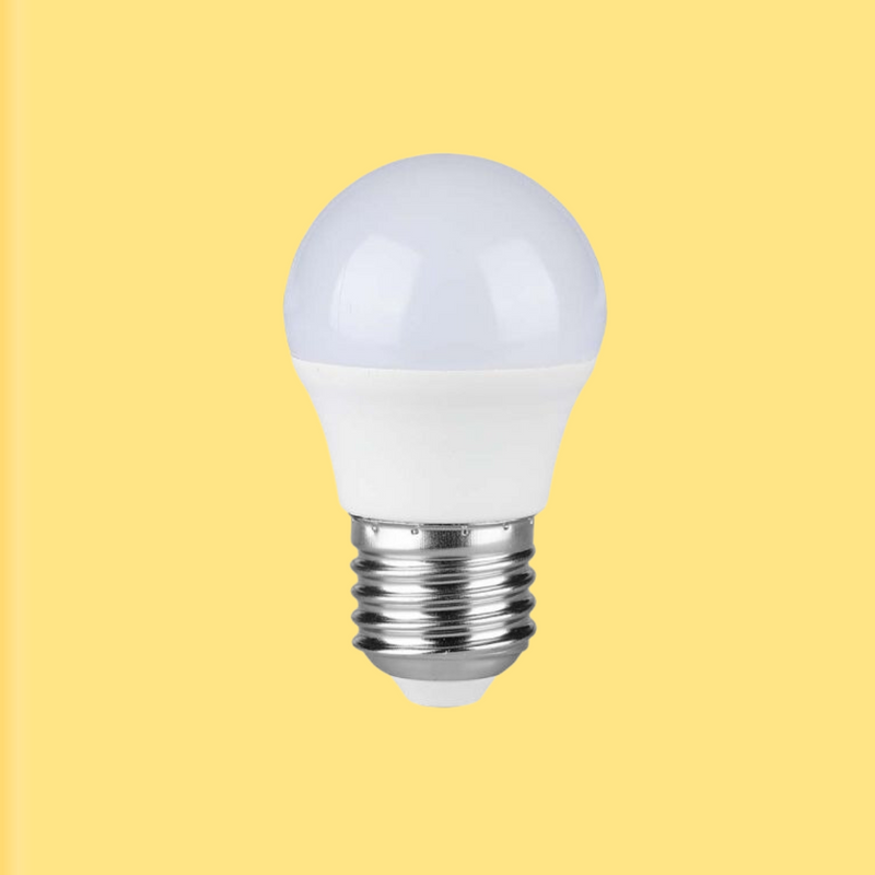 E27 3.7W(320Lm) LED Bulb, G45, V-TAC SAMSUNG, IP20, warm white light 3000K