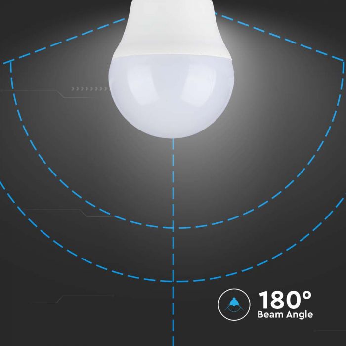 E27 3,7W (320Lm) LED-lampa, G45, V-TAC SAMSUNG, IP20, neutralvit 4000K