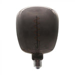 E27 4W LED dekoratīvā Filament spuldze, V-TAC, IP20, 140x200mm, melna, stikls