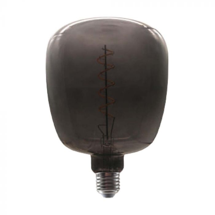 E27 4W LED dekoratīvā Filament spuldze, V-TAC, IP20, 140x200mm, melna, stikls