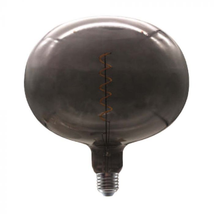 E27 4W LED dekorativ glödlampa, V-TAC, IP20, 220x225mm, svart, glas