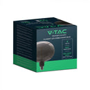 E27 4W LED dekorativ glödlampa, V-TAC, IP20, 220x225mm, svart, glas