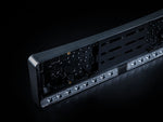S-809138 / 9-36V 8793Lm STRANDS LED license plate frame with built-in LED double bar and markings visible up to 800m, premium quality Nuuk E-line, 3-year warranty