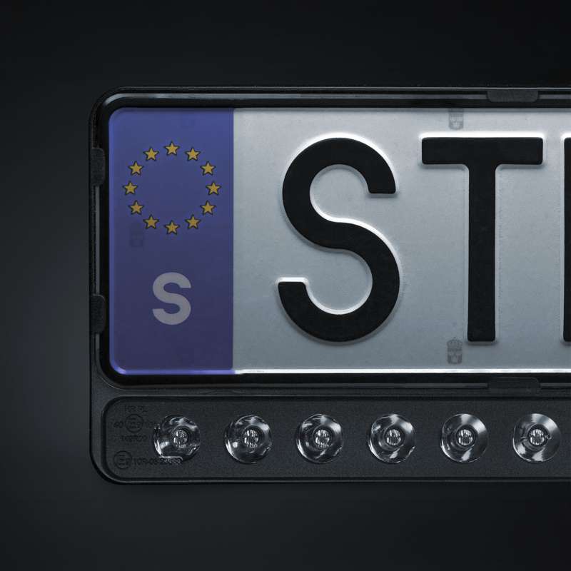 S-809445 LED gaismas stienis Strands Nuuk E-Line Black 20″, 8100 lm, 9–36 V, ECE R149