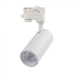30W(2900Lm) LED COB sliežu gaismeklis, balts atstarotājs,balts mugurējais vāks, V-TAC, IP20, 3IN1(2700/4000/6000K)