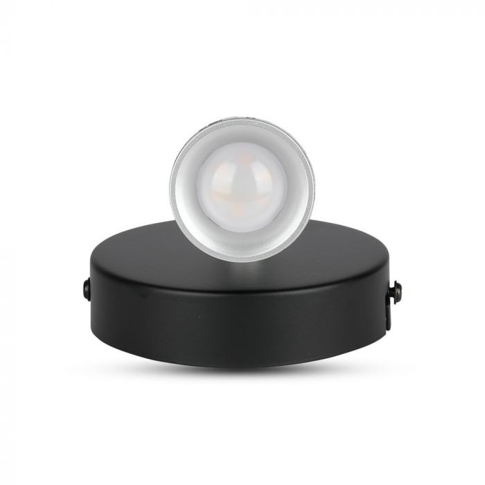 4.5W(420Lm) LED Wall lamp, V-TAC, IP20, black, warm white light 3000K