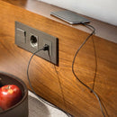 1,5 m USB-kabel svart, gjord för Apple-produkter - stöder iPhone, iPad, iPod etc., V-TAC