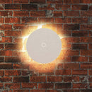 12W(1200Lm) LED wall luminaire, IP65, V-TAC, round, black, dimmable, 3IN1