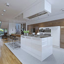 GU10 iebūvējams karkass/armatūra, IP20, kvadrāta formas, balts/hroms, 74 x 74 x 140 mm, max 35W, V-TAC