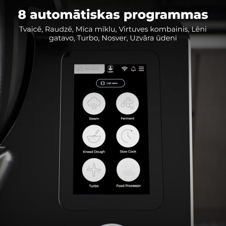 AENO Gastropab 20in1 Gudrais gatavošanas robots. 8 automātiskās programmas. Plašs temperatūras diapazons: 37-130°C