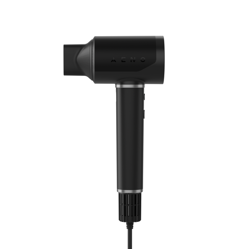 Ātrgaitas matu žāvētājs, melns, 220V-240V ~ 50-60Hz, 1500W, Balss vadība, Jonizators, Touch LCD, Infrasarkanā barošana, Infrasarkanā attāluma aizsardzība, AI vadība, Gravitācijas sensors 110000RPM, Troksnis mazāks par 67dB