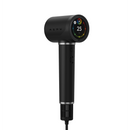 Ātrgaitas matu žāvētājs, melns, 220V-240V ~ 50-60Hz, 1500W, Balss vadība, Jonizators, Touch LCD, Infrasarkanā barošana, Infrasarkanā attāluma aizsardzība, AI vadība, Gravitācijas sensors 110000RPM, Troksnis mazāks par 67dB