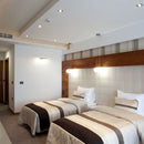 GU10 recessed frame/fixture, 2 pcs, square, adjustable light direction, 82x82X27mm, recessed. Ø70mm, chrome plated, V-TAC