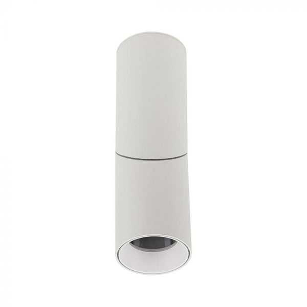 GU10 Surface plaster frame for ceiling mounting, white, compatible with sensor, Max 35W, V-TAC