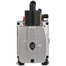 VEVOR profesionāls divpakāpju rotācijas lāpstiņu vakuumsūknis, gaisa plūsma 483 l/min, gala vakuums 15 mikroni, jauda 0,56 kW (3/4 HP)