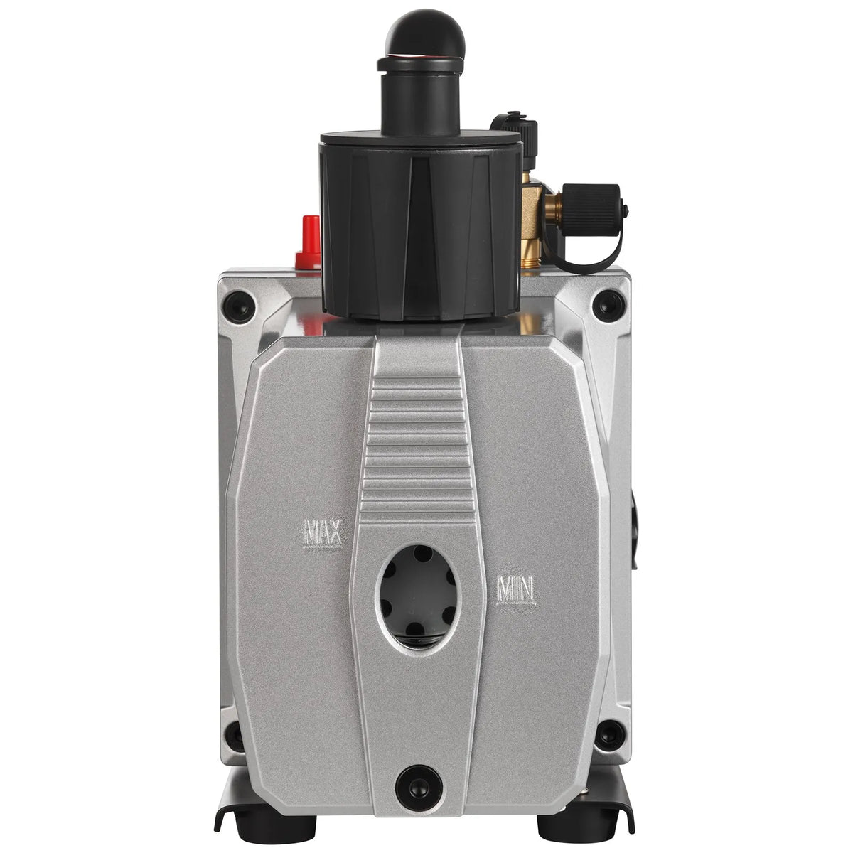 VEVOR profesionāls divpakāpju rotācijas lāpstiņu vakuumsūknis, gaisa plūsma 483 l/min, gala vakuums 15 mikroni, jauda 0,56 kW (3/4 HP)
