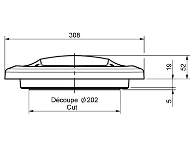 SIROCO luukide ventilaator