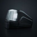 Strands IZE LED jumta gabarītlukturis ar brīdinājuma funkciju, balta/dzintara gaisma, tumša lēca, 10–32 V, IP69K, 903021