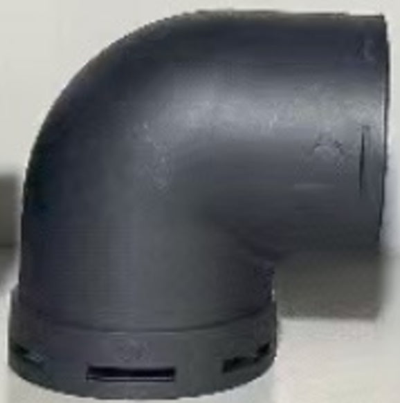 90 grādu līkums priekš 75mm atveres,melns(Vevor dīzeļa sildītajiem)